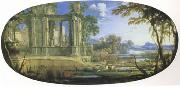 Pierre Pater The Elder Fantasti Landscape with Ruins (mk05) oil